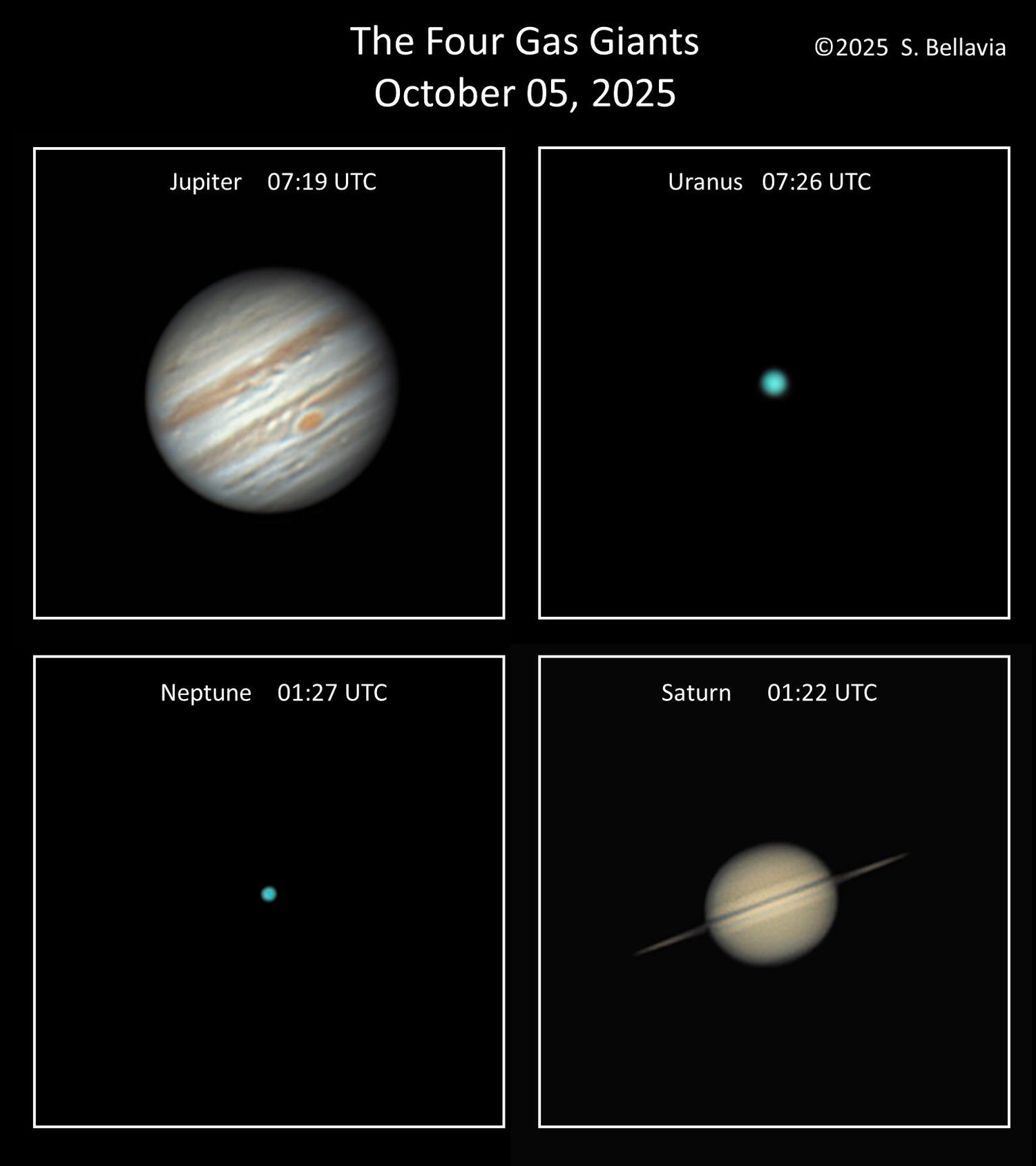 The Moon + Four Gas Giants = One Epic Imaging Night!