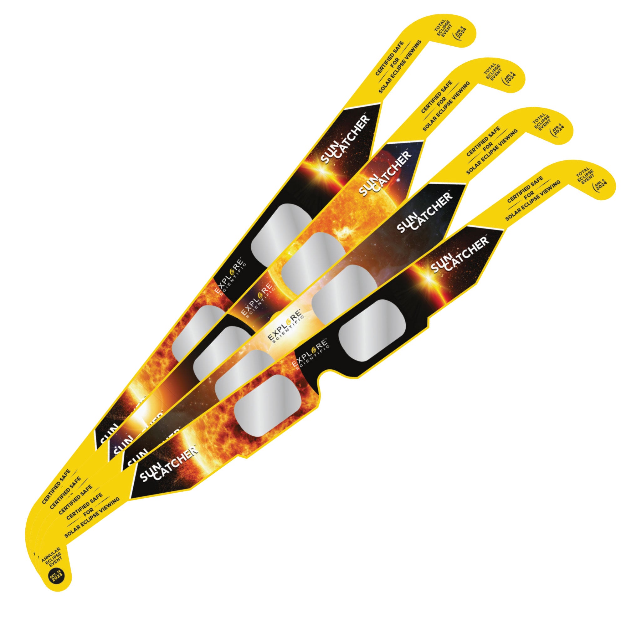 Sun Catcher Solar Eclipse Glasses (Assortimento a 4 pacchetti)