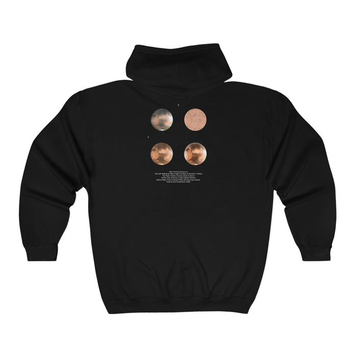 Mars Drawing Unisex Heavy Blend™ Full Zip Hooded Sweatshirt