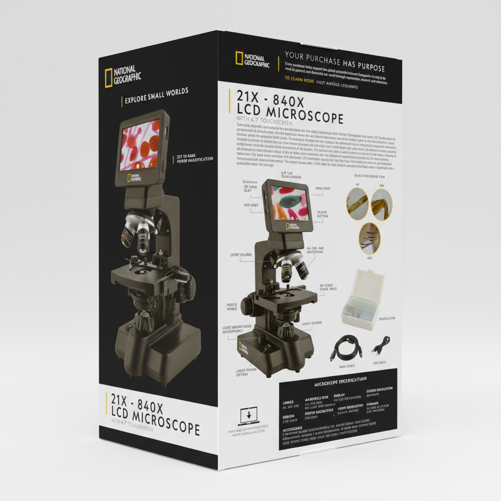Microscope LCD National Geographic 40X-1600X